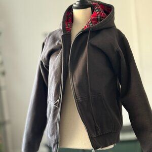 Brandy Melville Christy plaid hoodie